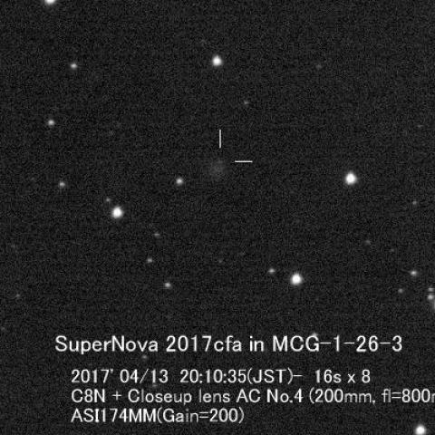 Supernova 2017cfa in MCG-1-26-3