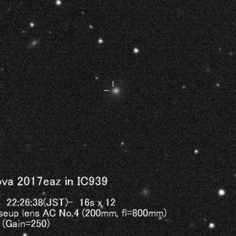 超新星2017eaz in IC939