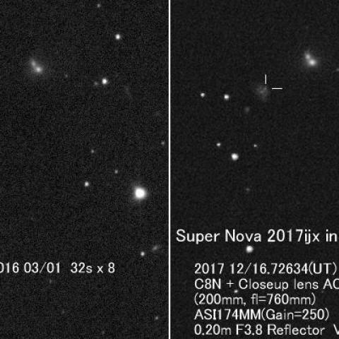 超新星2017ijx (NGC3410)