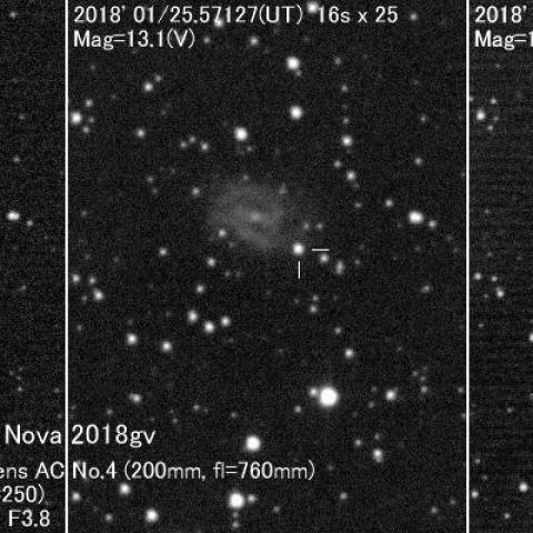 超新星2018gv（NGC2525）