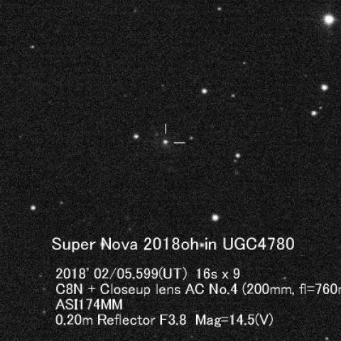 超新星2018oh(UGC4780)