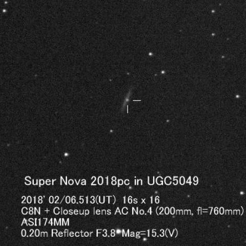 超新星2018pc(UGC5049)