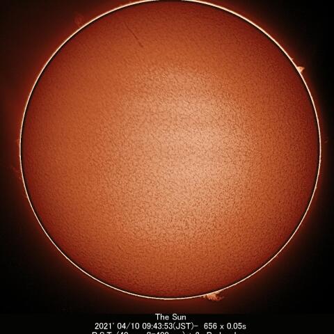4/10の太陽