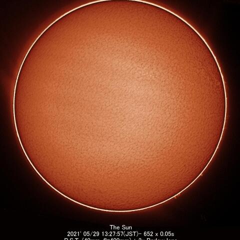 5/29の太陽