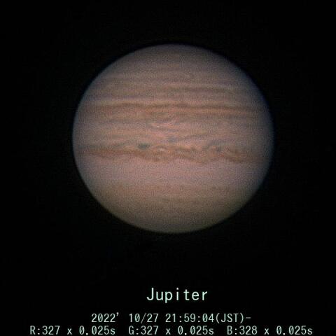 10/27の木星