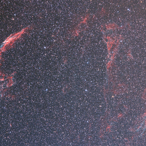 はくちょう座の網状星雲