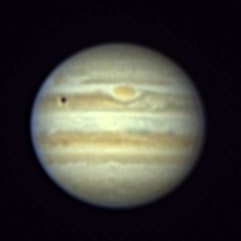 木星、イオとその影2013.01.30