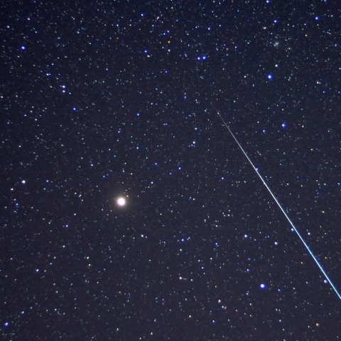 ふたご座流星群と火星