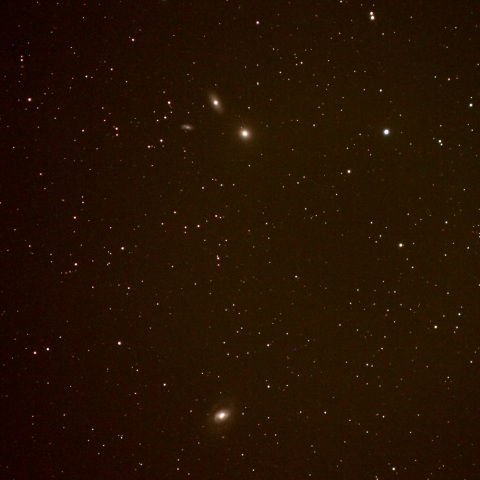 獅子のお腹付近の銀河