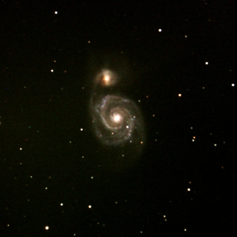 子持ち銀河M51・NGC5195