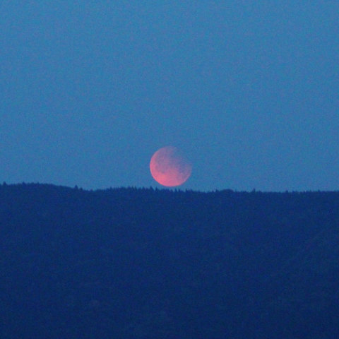 月没前の部分月食