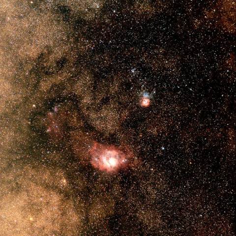 M8・M20付近の天の川銀河