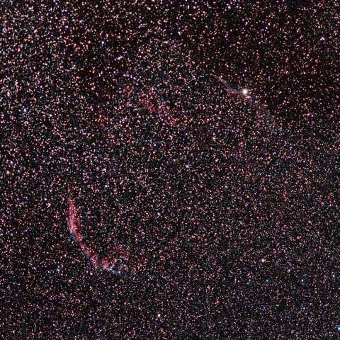 はくちょう座の網状星雲