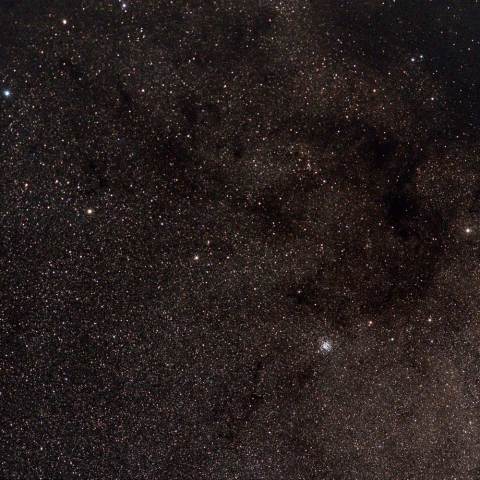 たて座M11付近の天の川