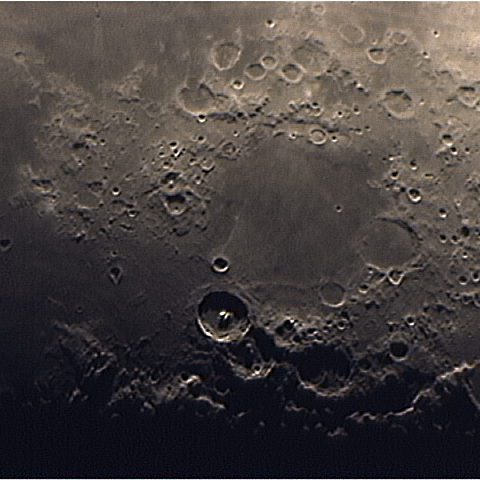 ティオフィルス・キルリス付近（月齢5.5）