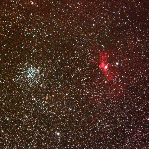 M52とNGC7635