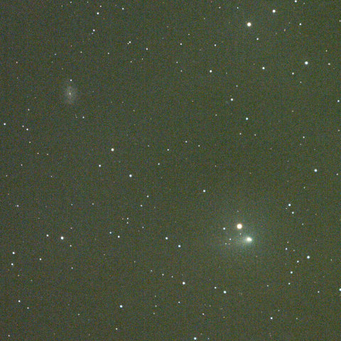 5月21日のパンスターズ彗星とNGC3726銀河