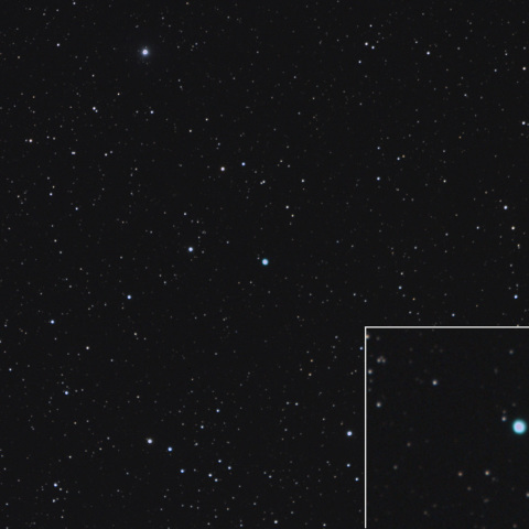 青い雪だるま星雲