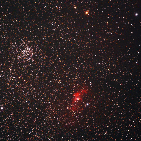 バブル星雲とM52