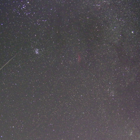 おうし座付近のふたご座流星群