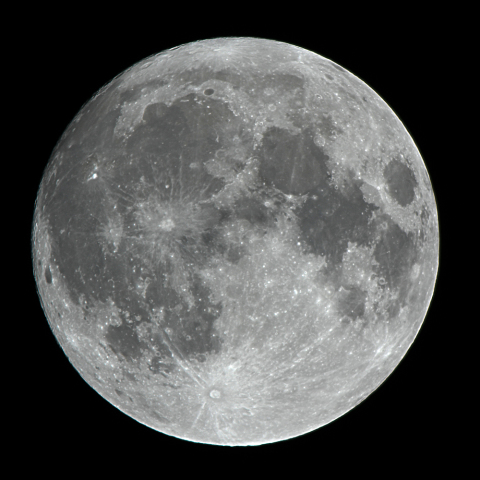 1月2日のスーパームーン