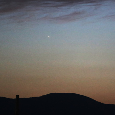 ５月30日の金星と水星