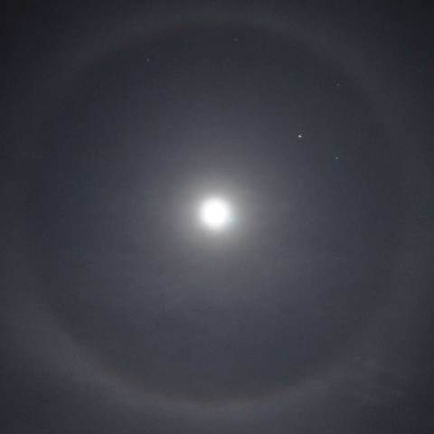 月暈としし座、火星