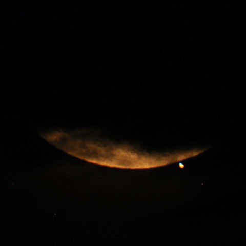 金星食（潜入直前）