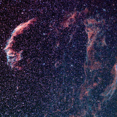 はくちょう座の網状星雲