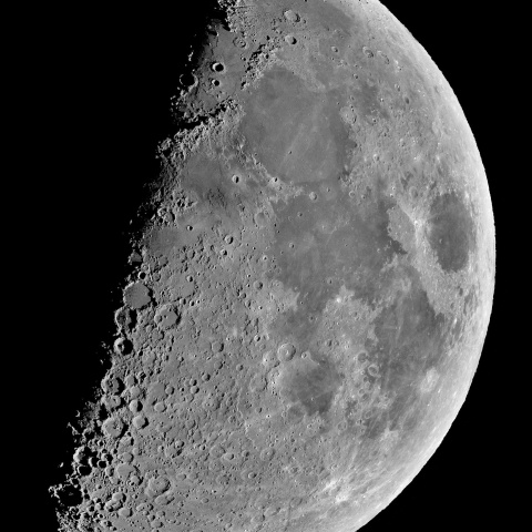 弓張月（上弦） 2025年1月7日