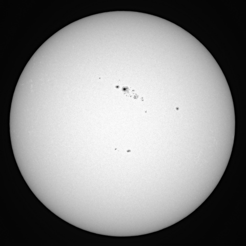 太陽黒点 2025年6月17日