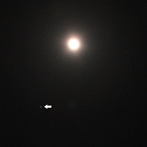 月と木星の接近 2018年5月27日