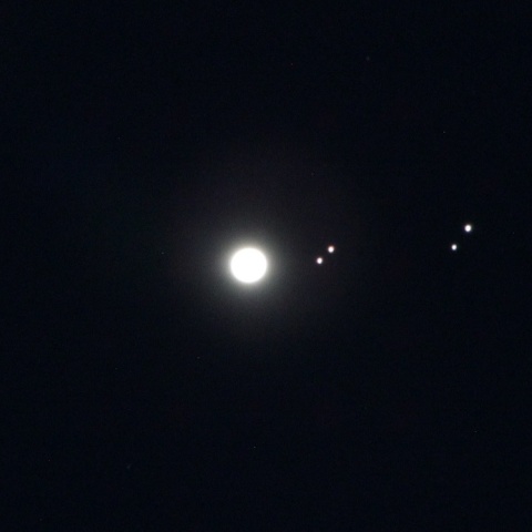 木星と衛星 2018年7月1日