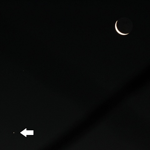 月と土星の接近 2019年2月2日