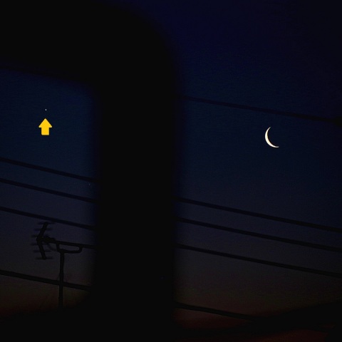 月と金星の接近 2019年4月2日