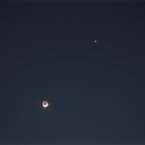 月と金星 2020年2月27日