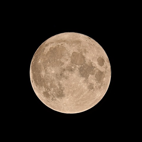 十五夜 (カラー) 2021年8月22日