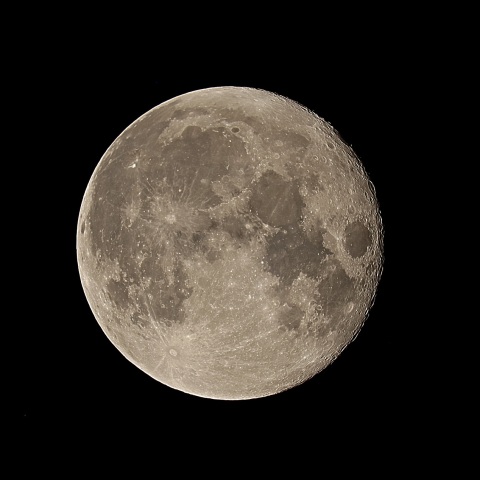 立待月 (カラー) 2021年8月24日