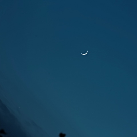 月と金星 2021年9月10日