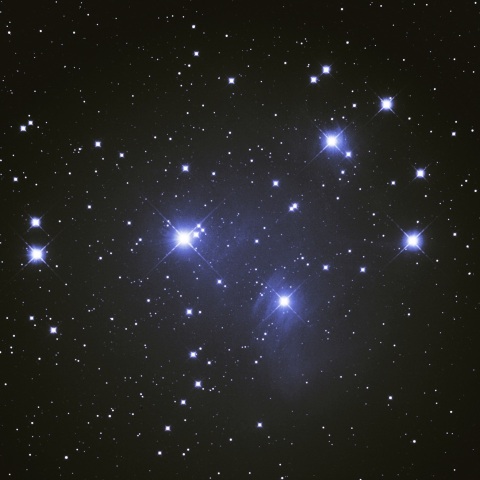 M45 (プレアデス星団) 2021年12月1日