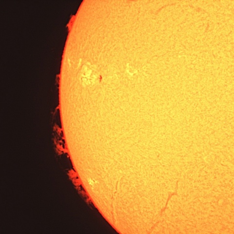 太陽プロミネンス 2022年7月7日