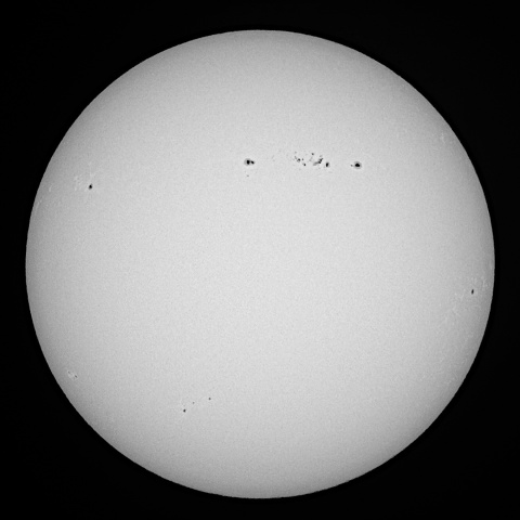 太陽黒点 2022年12月25日