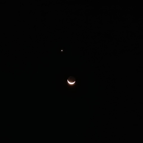 月と金星 2023年4月23日