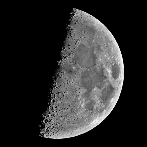 弓張月（上弦）2023年10月22日