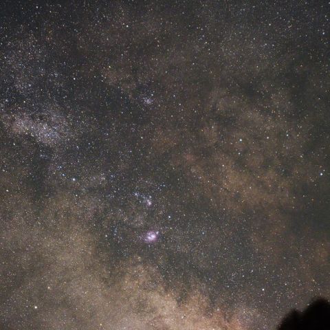 干潟星雲からオメガ星雲