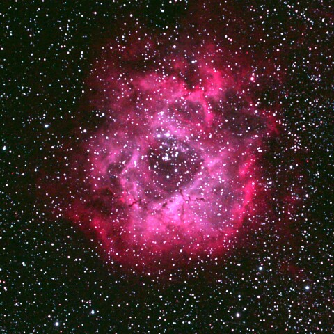 バラ星雲（天体小屋にて）