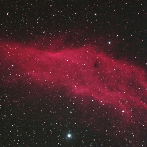 カリフォルニア星雲（天体小屋にて）