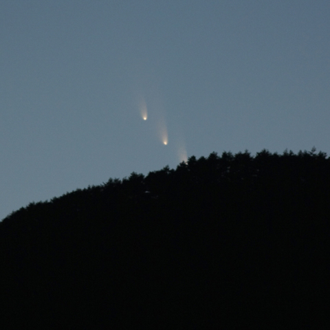 沈みゆくパンスターズ彗星(C/2011  L4)