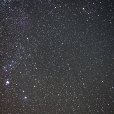 ラブジョイ彗星(C/2014 Q2)とオリオン