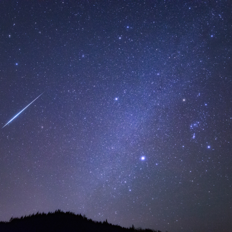 ふたご座流星群　極大２日前の大流星